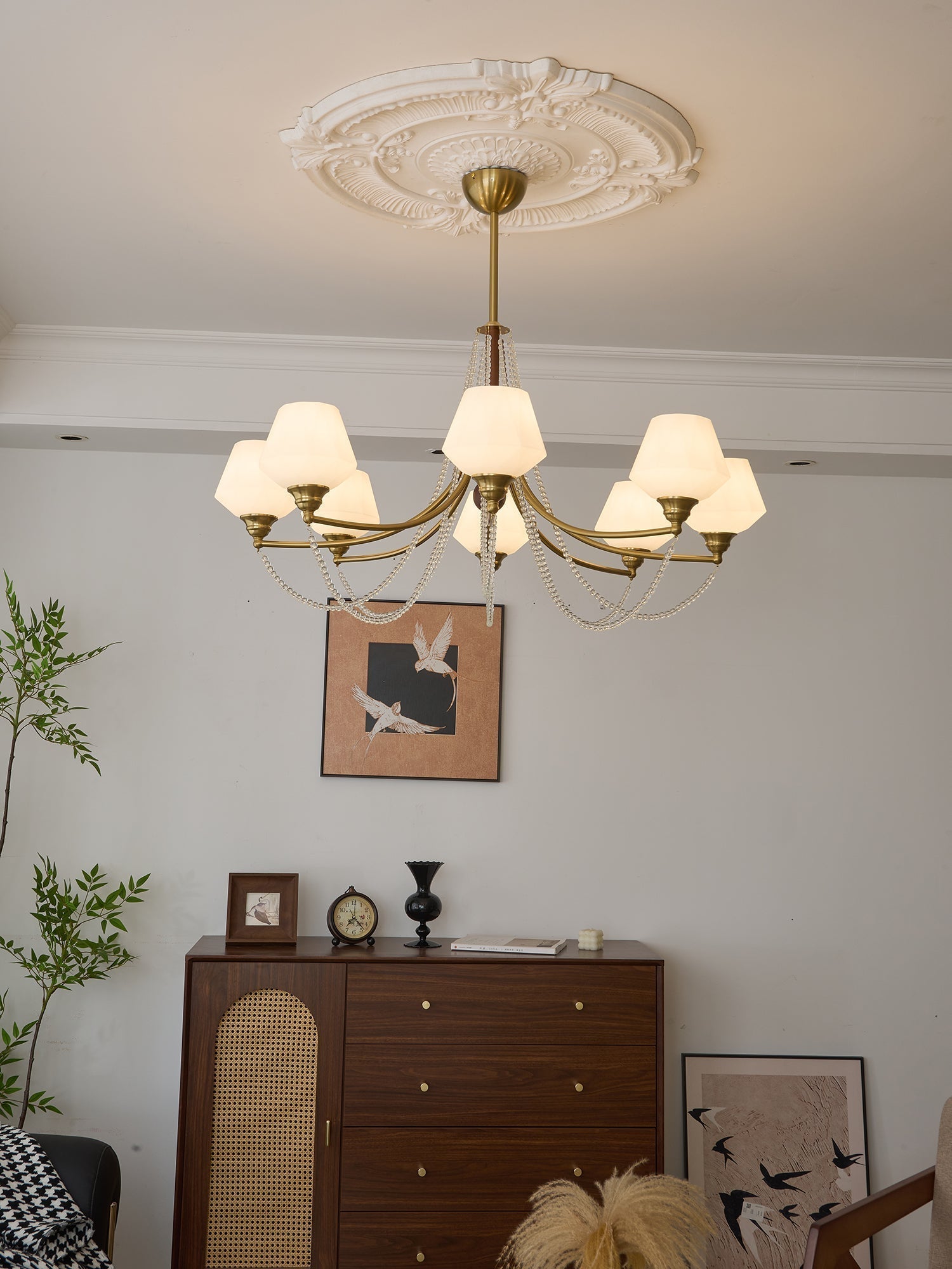 Othaus Lustre Vintage Traditionnel Élégant en Bois