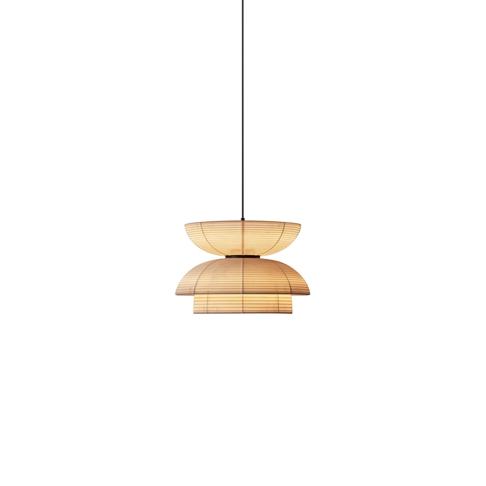 Tavirce Tissu Artistique Pendentif Lumière