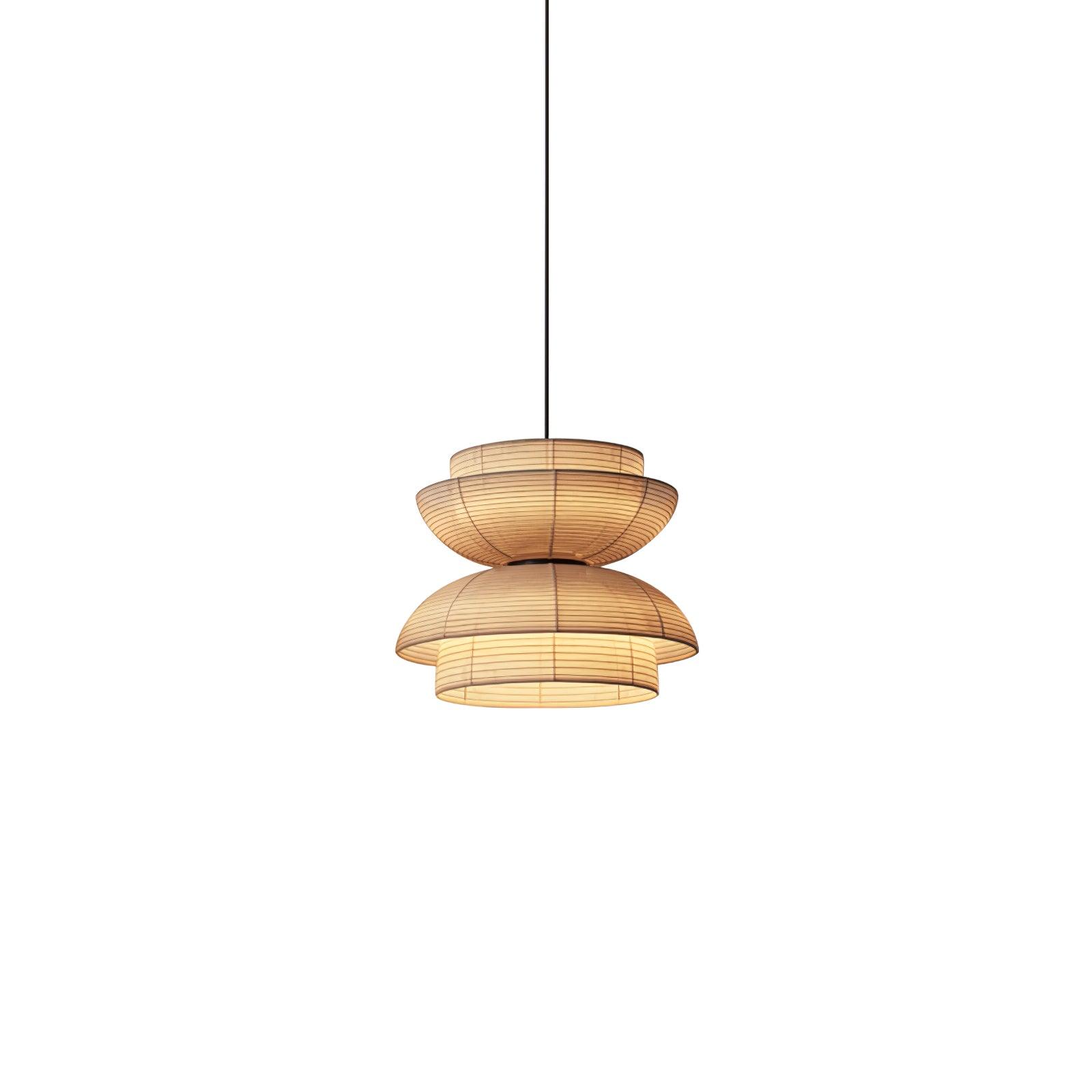 Tavirce Tissu Artistique Pendentif Lumière