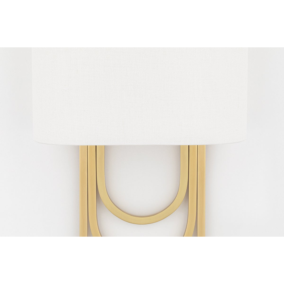 Evelaris Applique Murale Laiton Tissu Moderne Salon