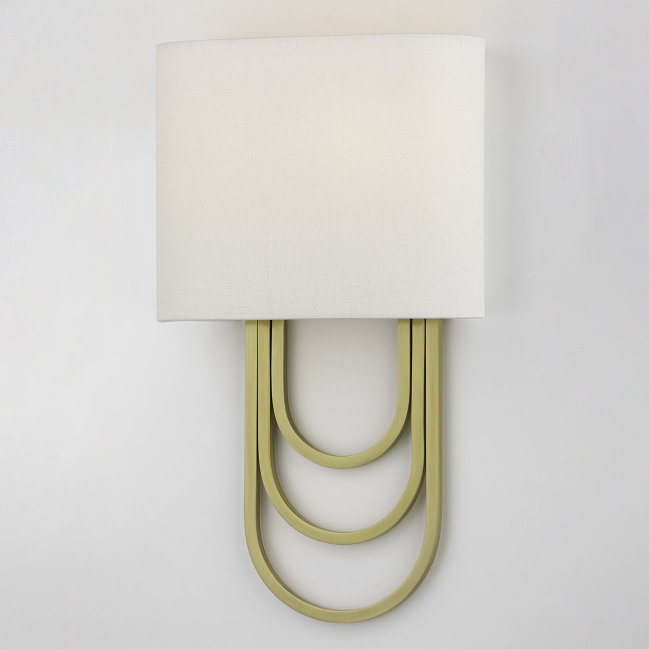 Evelaris Applique Murale Laiton Tissu Moderne Salon