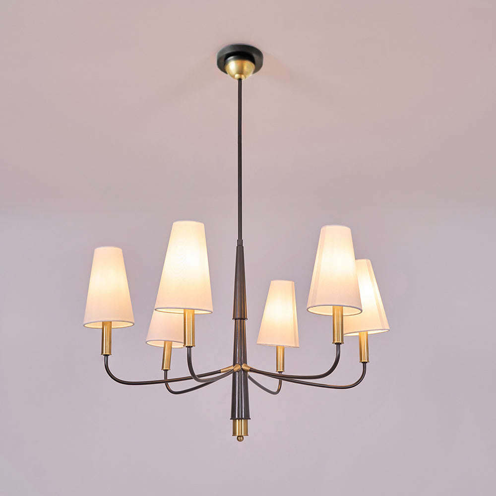 Lyshae Lustre Laiton Tissu Industriel Vintage Salon