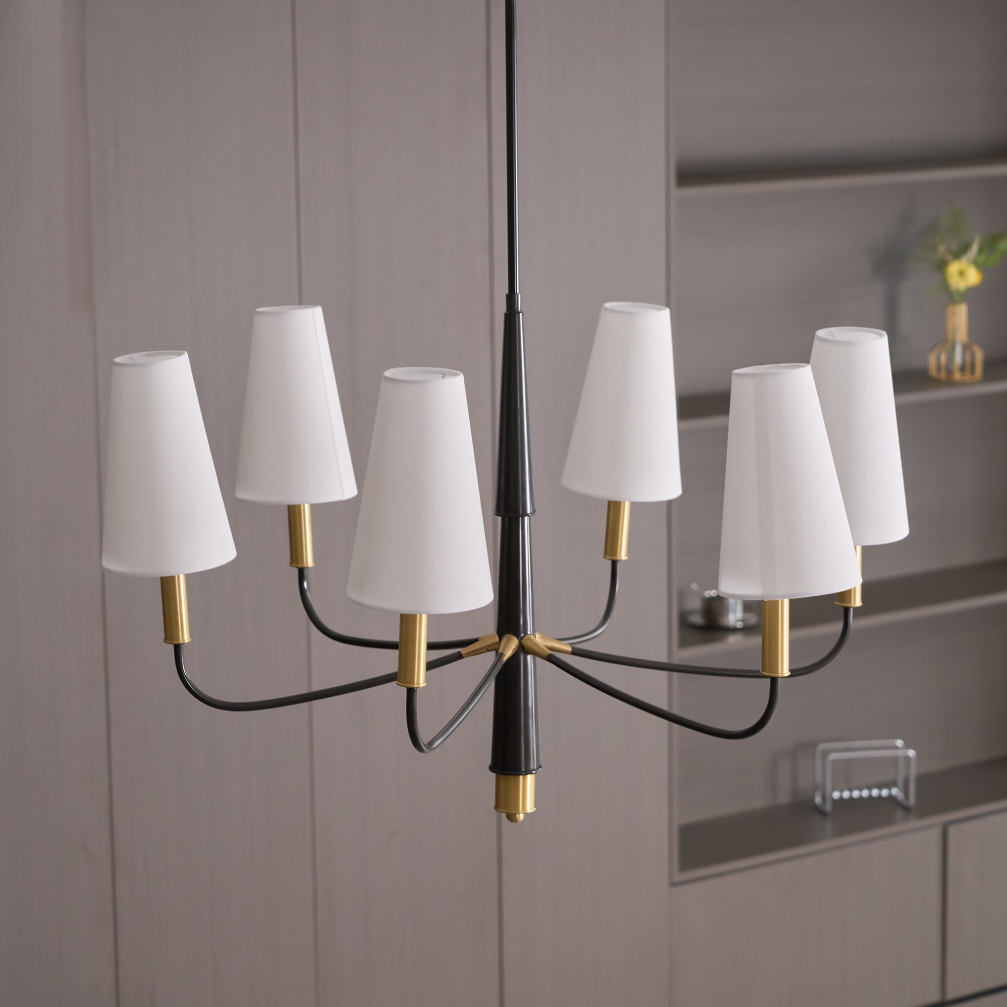 Lyshae Lustre Laiton Tissu Industriel Vintage Salon