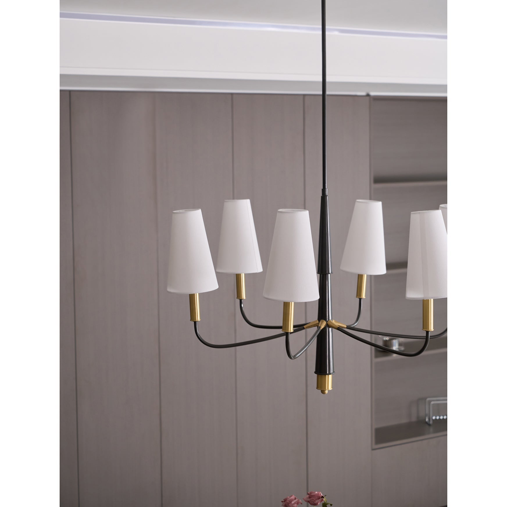 Lyshae Lustre Laiton Tissu Industriel Vintage Salon