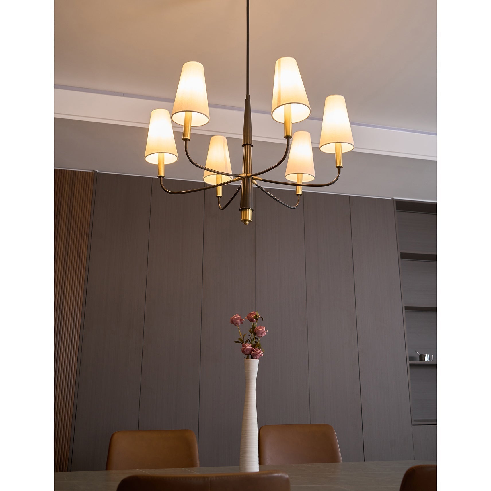 Lyshae Lustre Laiton Tissu Industriel Vintage Salon