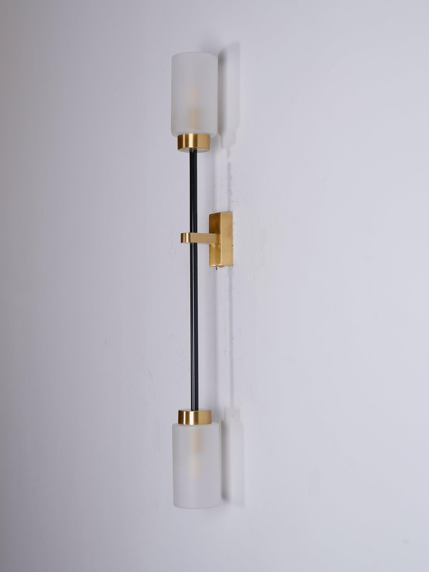 Lustra Applique Murale En Verre Cylindrique Linéaire