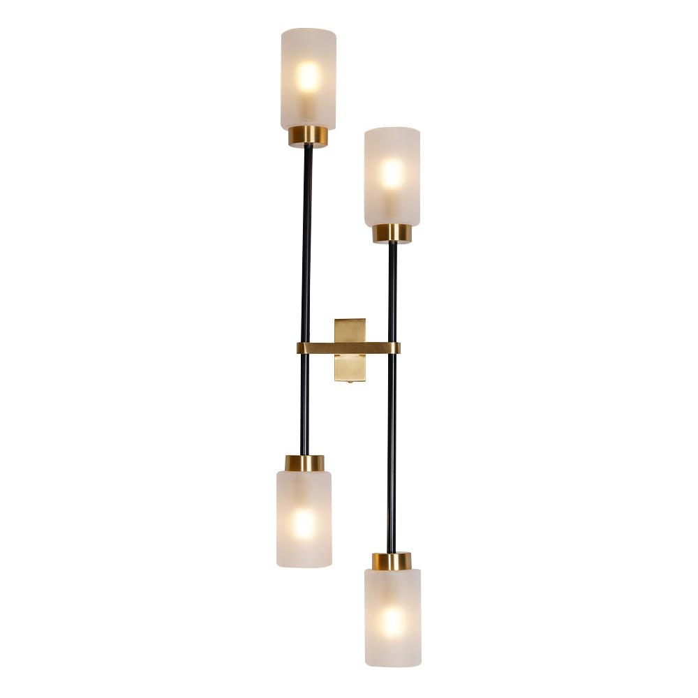 Lustra Applique Murale En Verre Cylindrique Linéaire