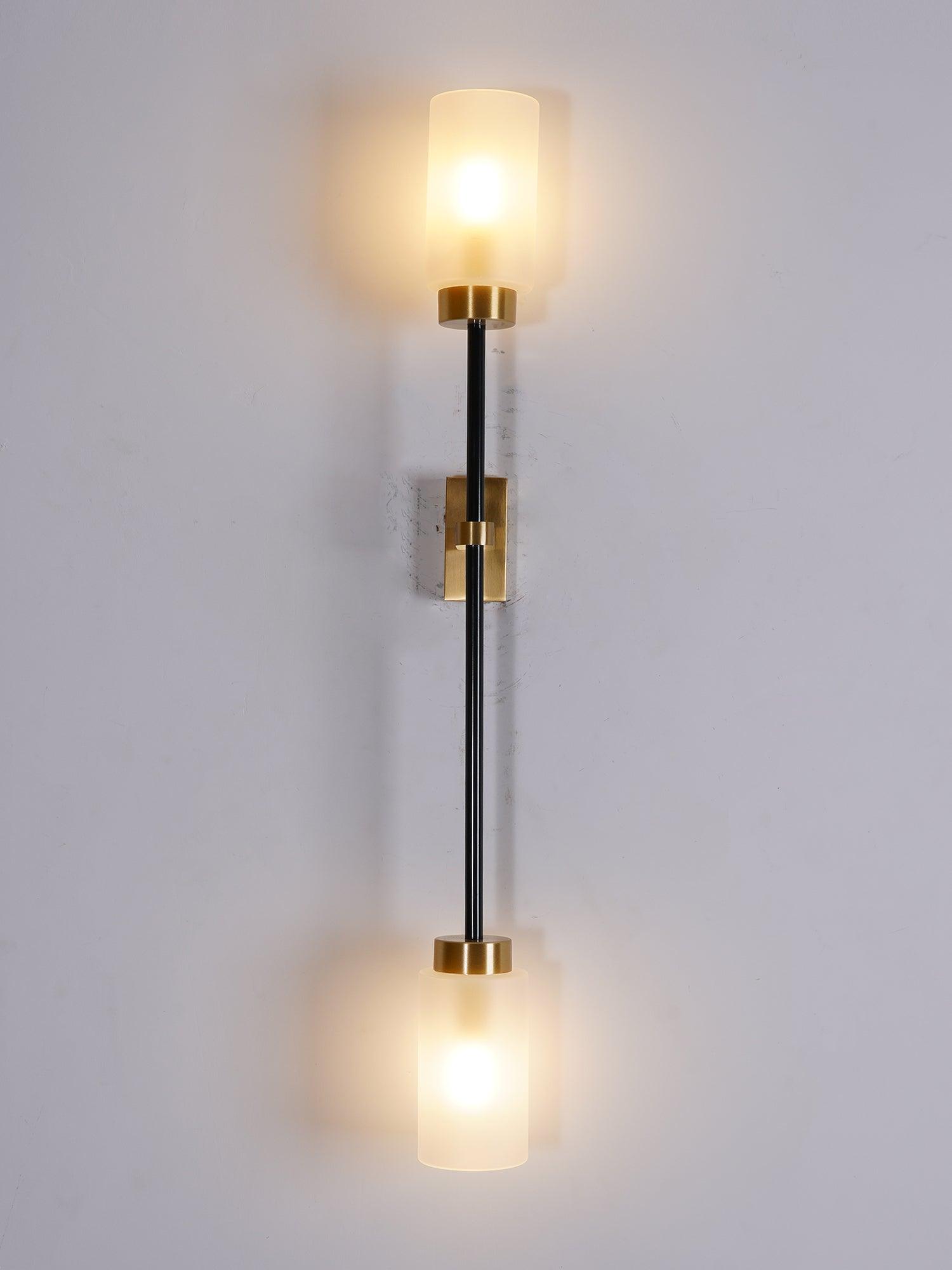 Lustra Applique Murale En Verre Cylindrique Linéaire