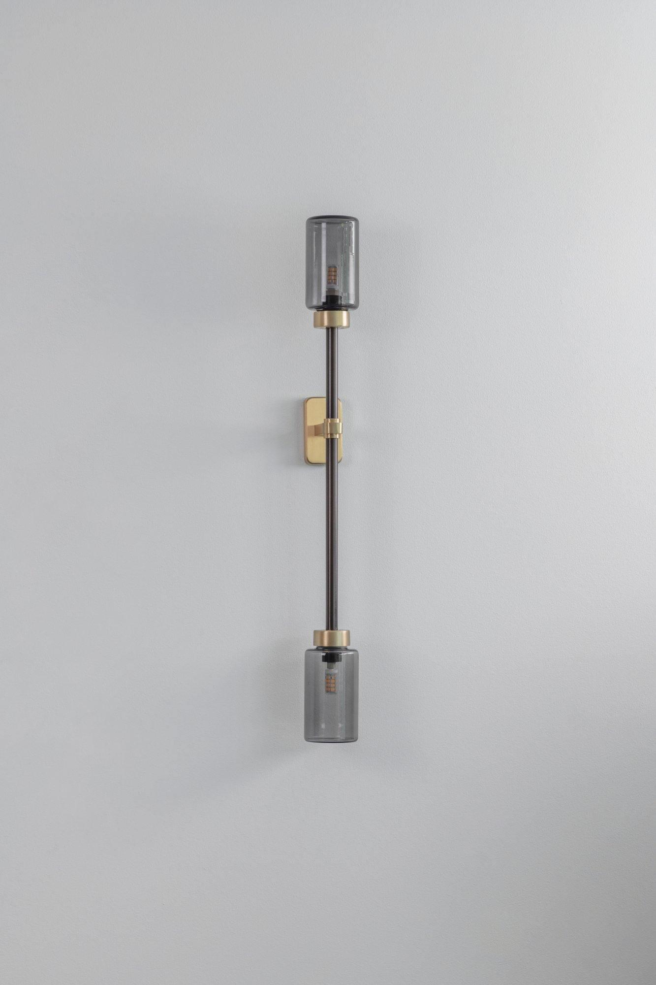 Lustra Applique Murale En Verre Cylindrique Linéaire