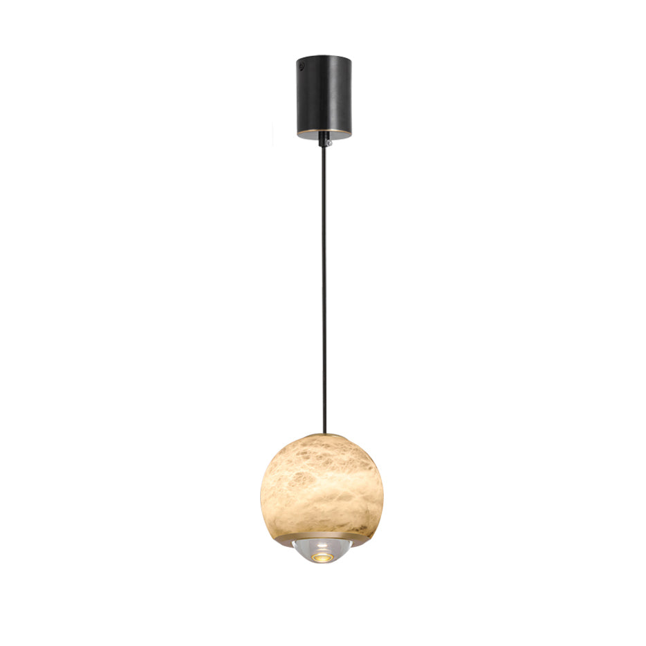 Zephaan Suspension Laiton Albâtre Moderne Minimaliste