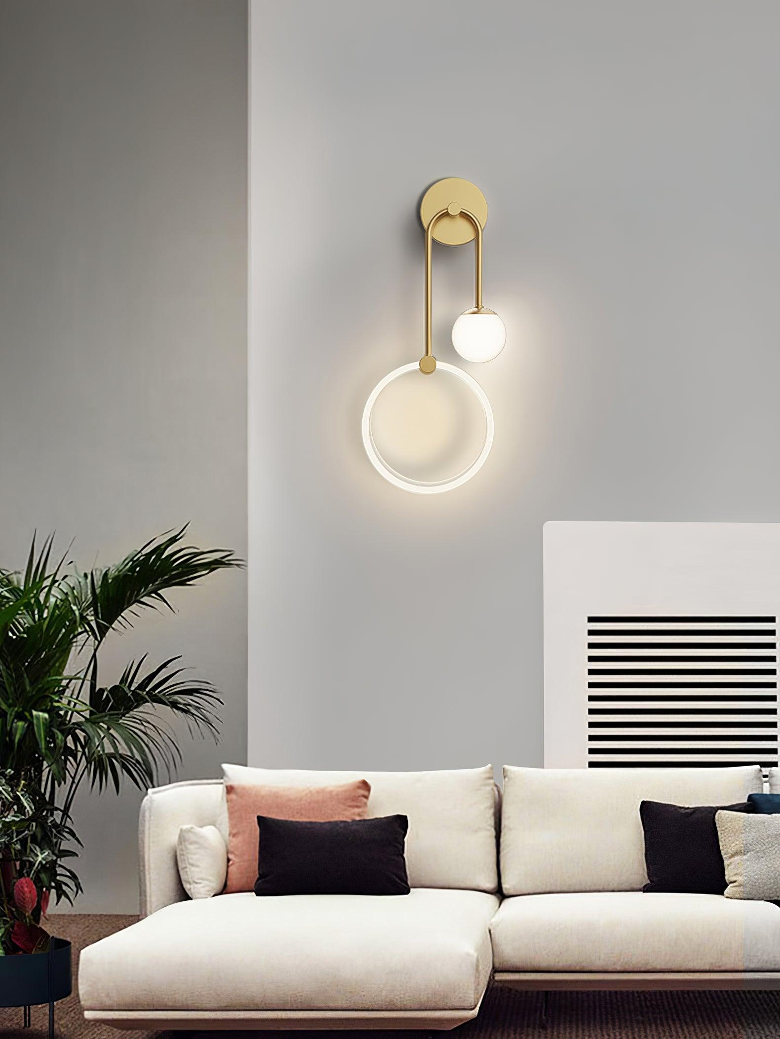 Warren Applique Murale LED Laiton Minimaliste Moderne