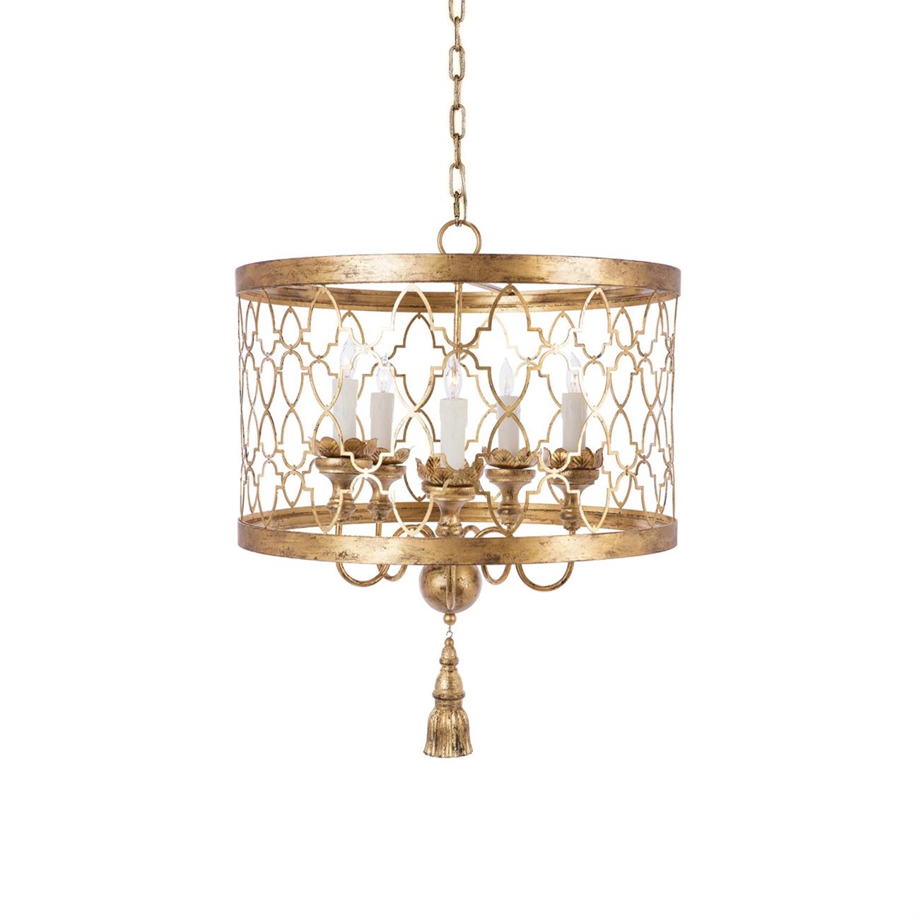 Cetheel Lustre Tambour Métal Luxe Postmoderne
