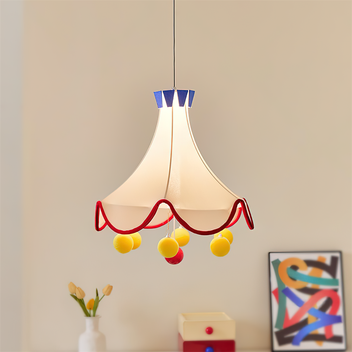 Finaflor Suspension Pompon Écaille