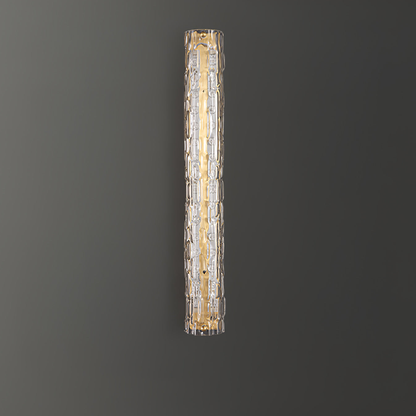 Lumix Lampe Murale en Laiton et Verre Glam