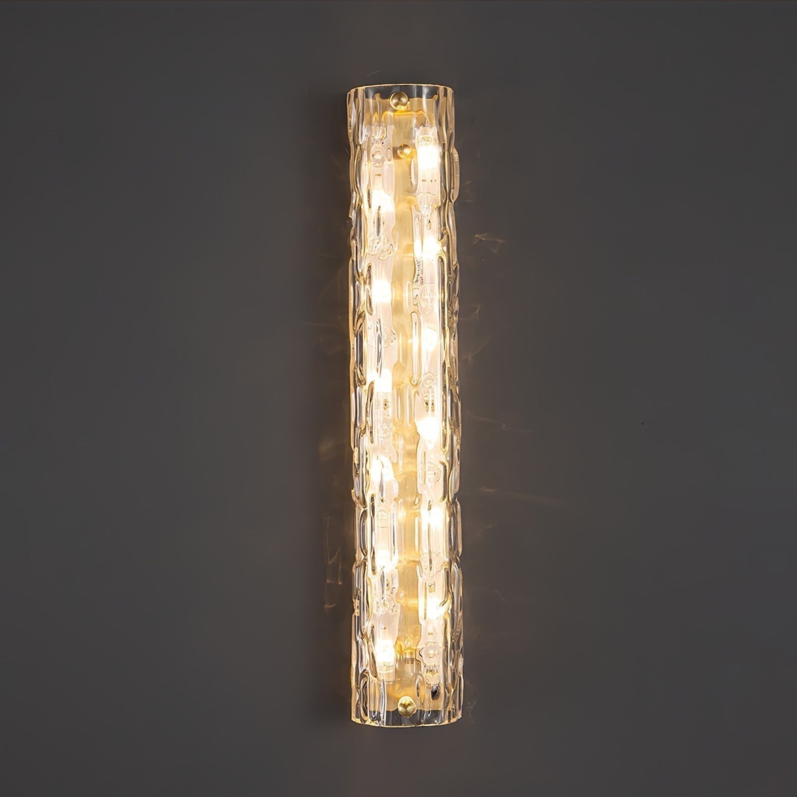 Lumix Lampe Murale en Laiton et Verre Glam