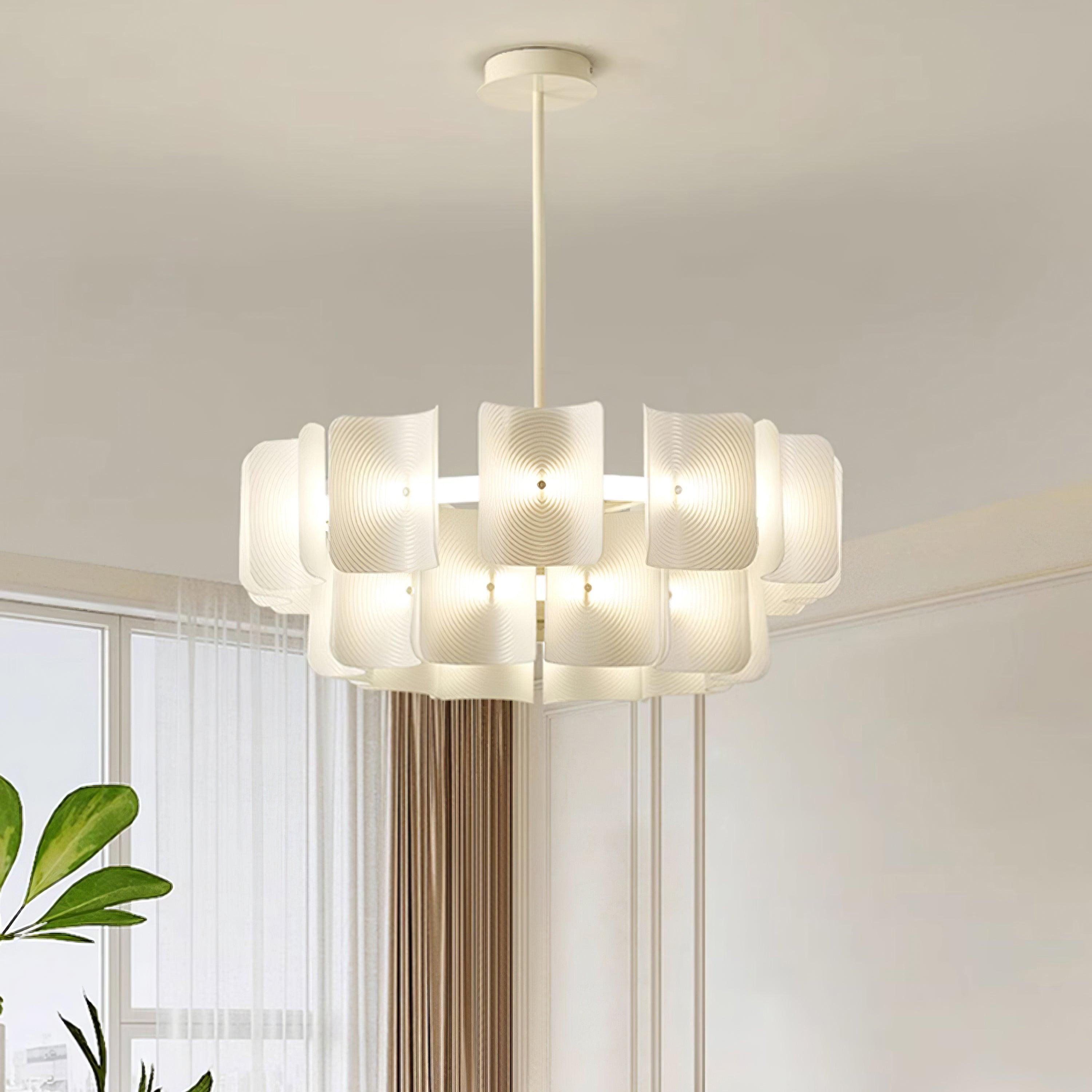 Finn Lustra Lustre Acrylique Empreinte Moderne