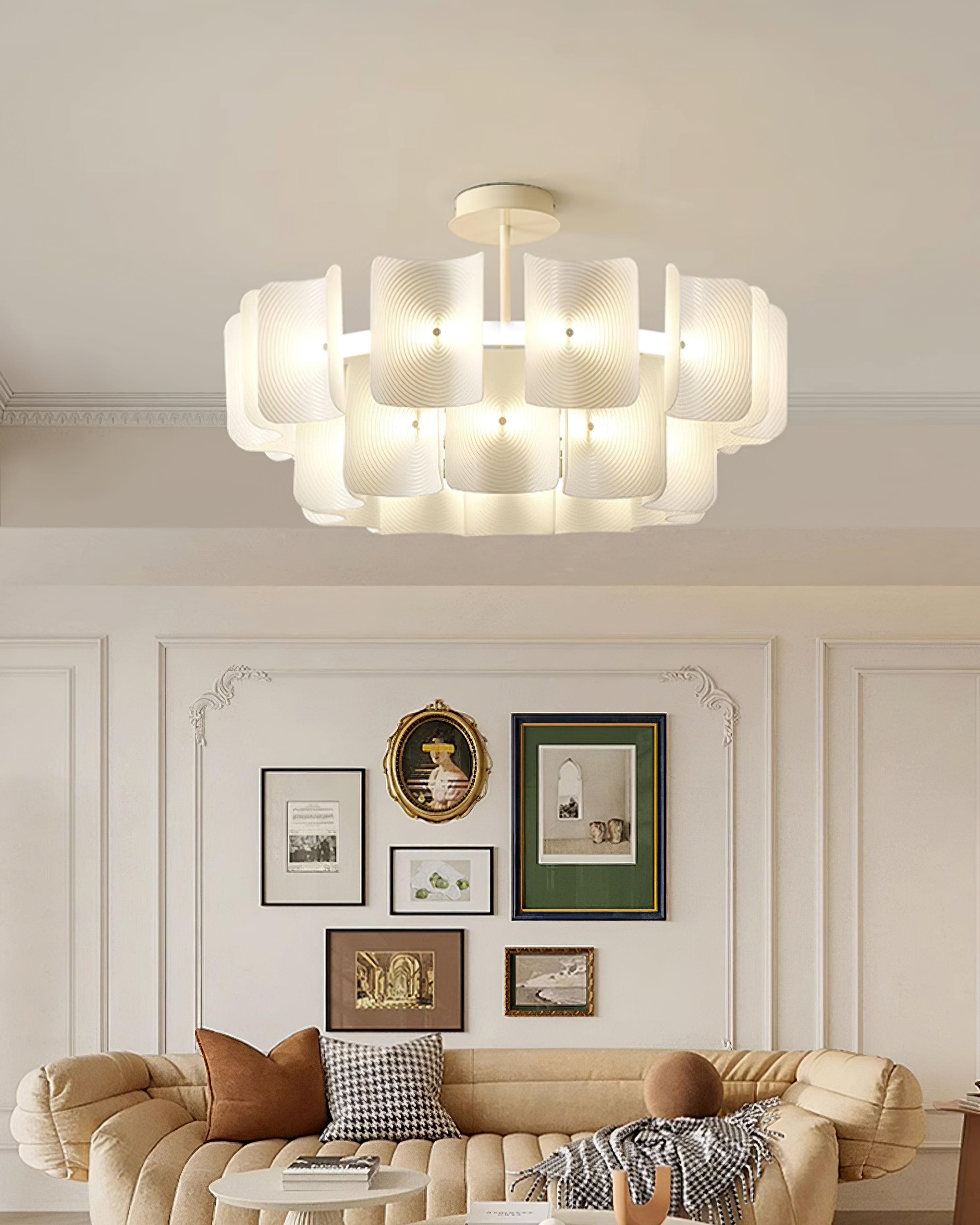 Finn Lustra Lustre Acrylique Empreinte Moderne