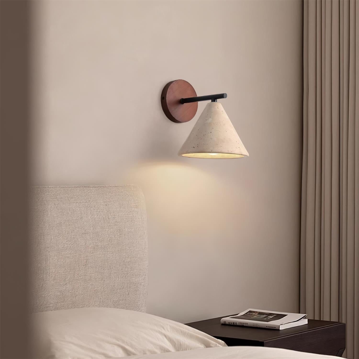 Tavero Applique Murale Moderne Bois Cone