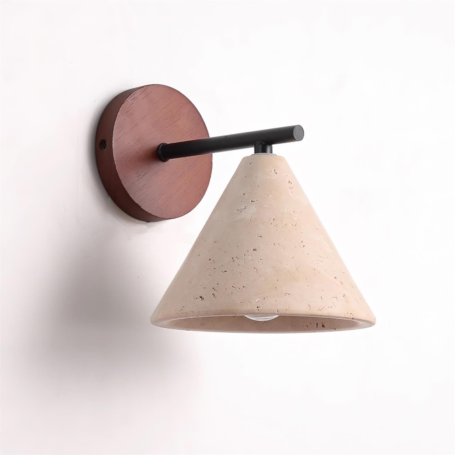 Tavero Applique Murale Moderne Bois Cone