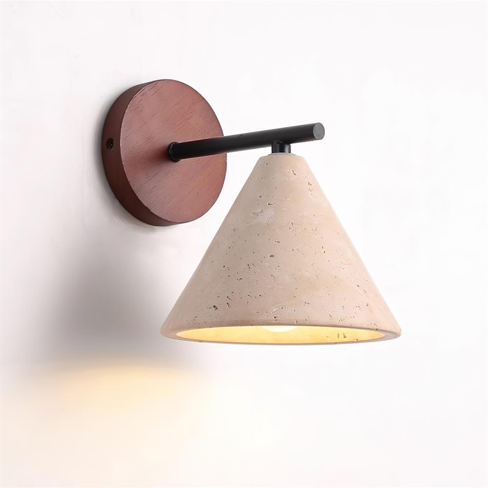 Tavero Applique Murale Moderne Bois Cone