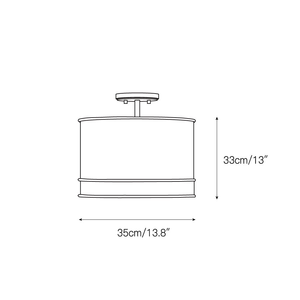 Imarisra Plafonnier Métal Moderne Minimaliste