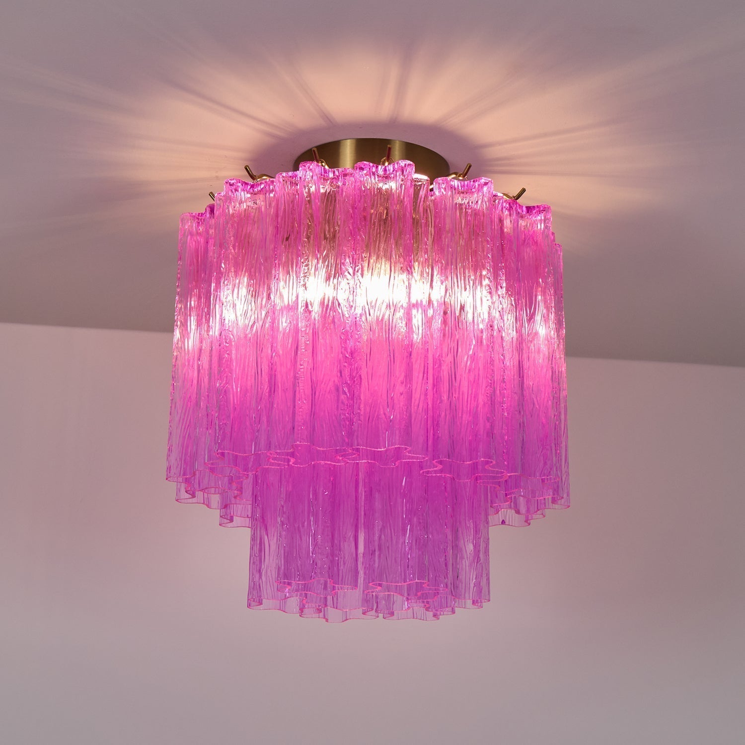 Aurora Plafonnier en Verre de Murano Violet