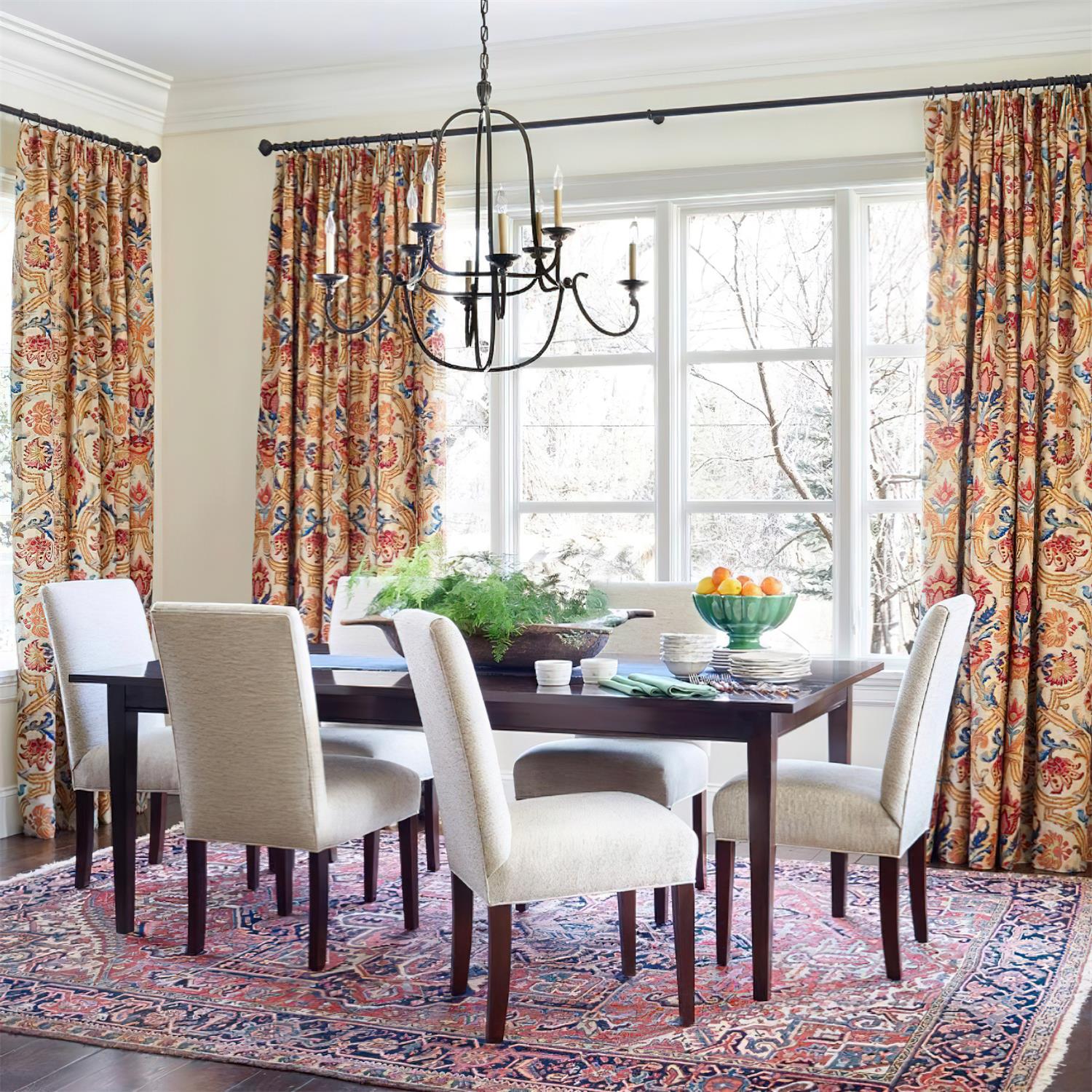 Flemish Lustre Fer Courbé Élégance