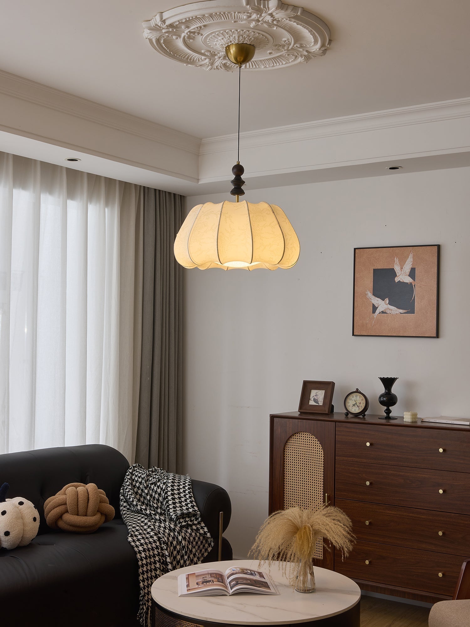 Asolira Suspension en Bois Vintage