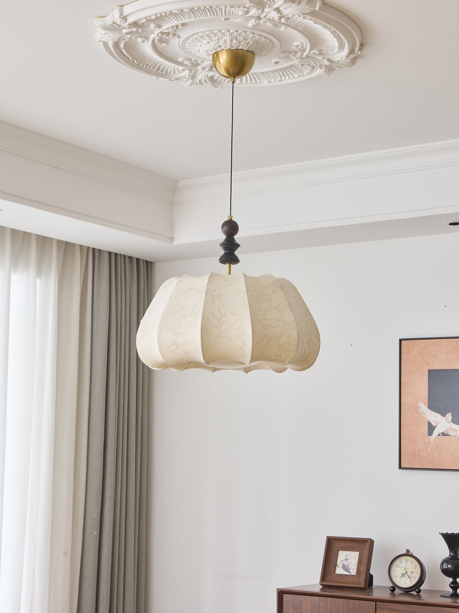 Asolira Suspension en Bois Vintage