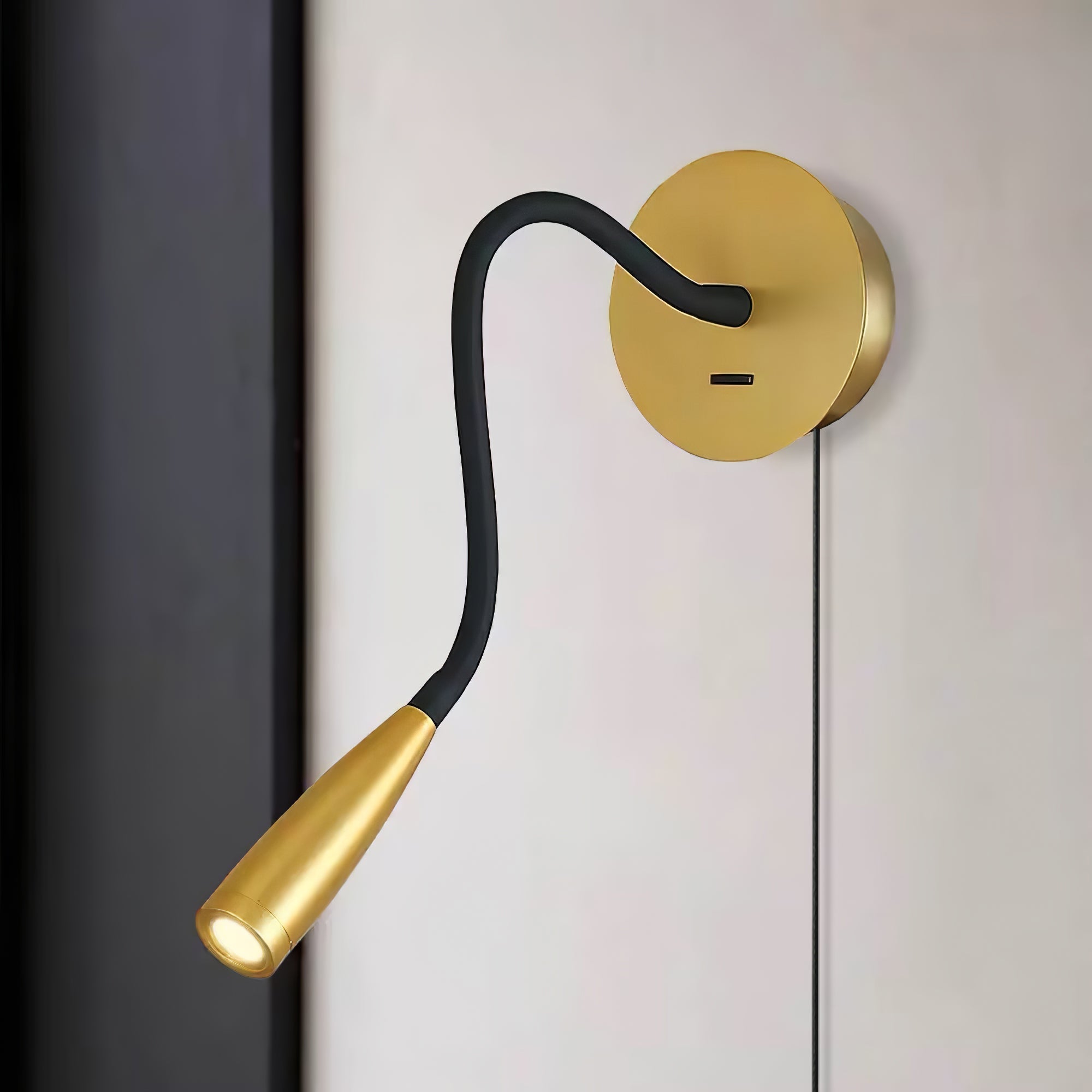 Zodore Modern Minimalist Plug-in Wall Light