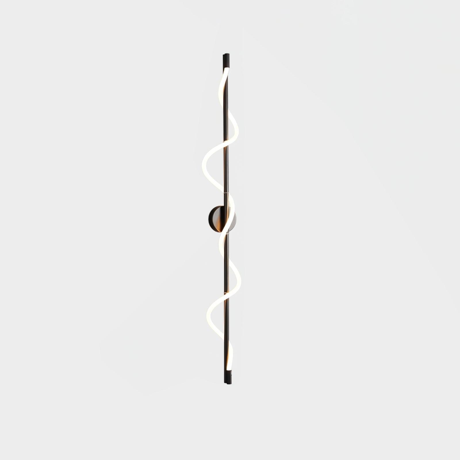 Fidora Applique murale sculpturale en laiton et silicone