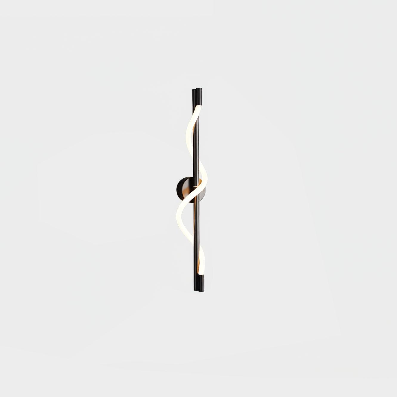 Fidora Applique murale sculpturale en laiton et silicone