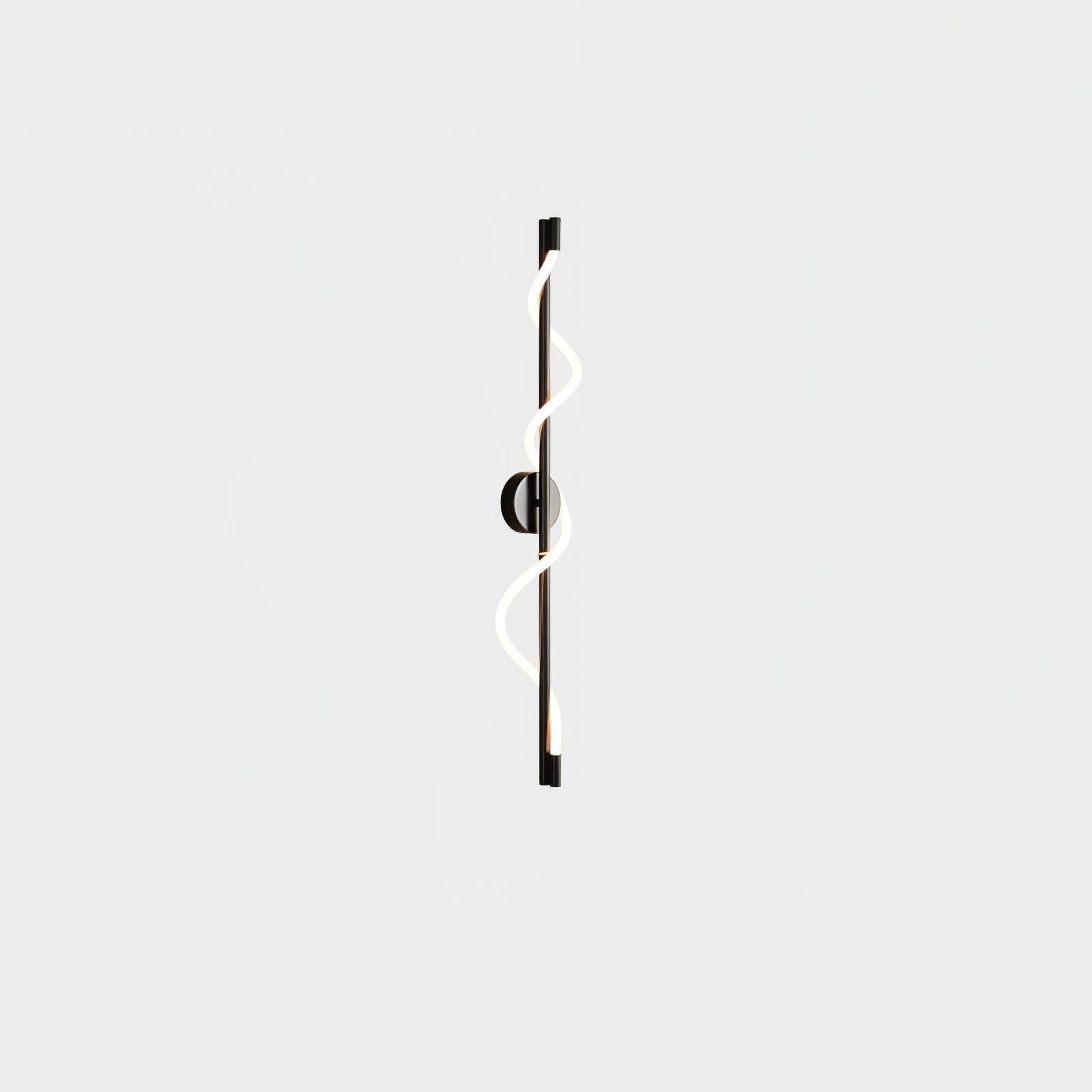 Fidora Applique murale sculpturale en laiton et silicone