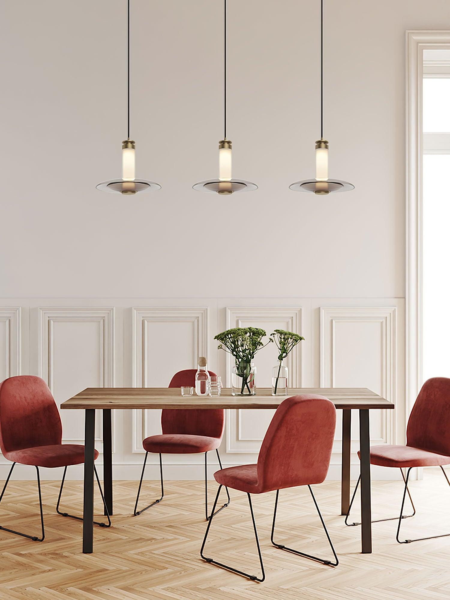 Oryxa Suspension en Verre Futuriste