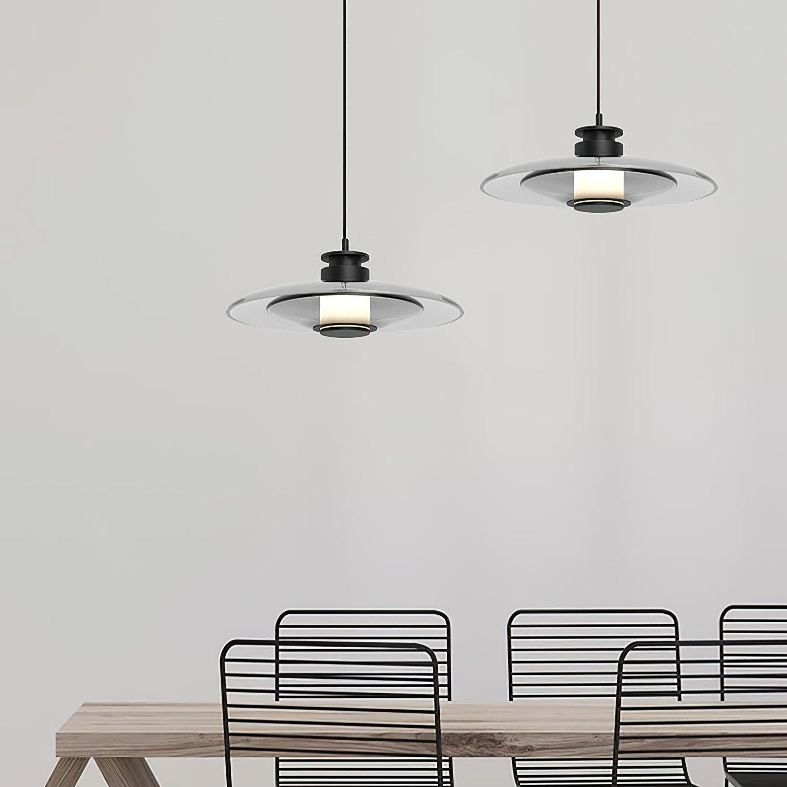 Oryxa Suspension en Verre Futuriste