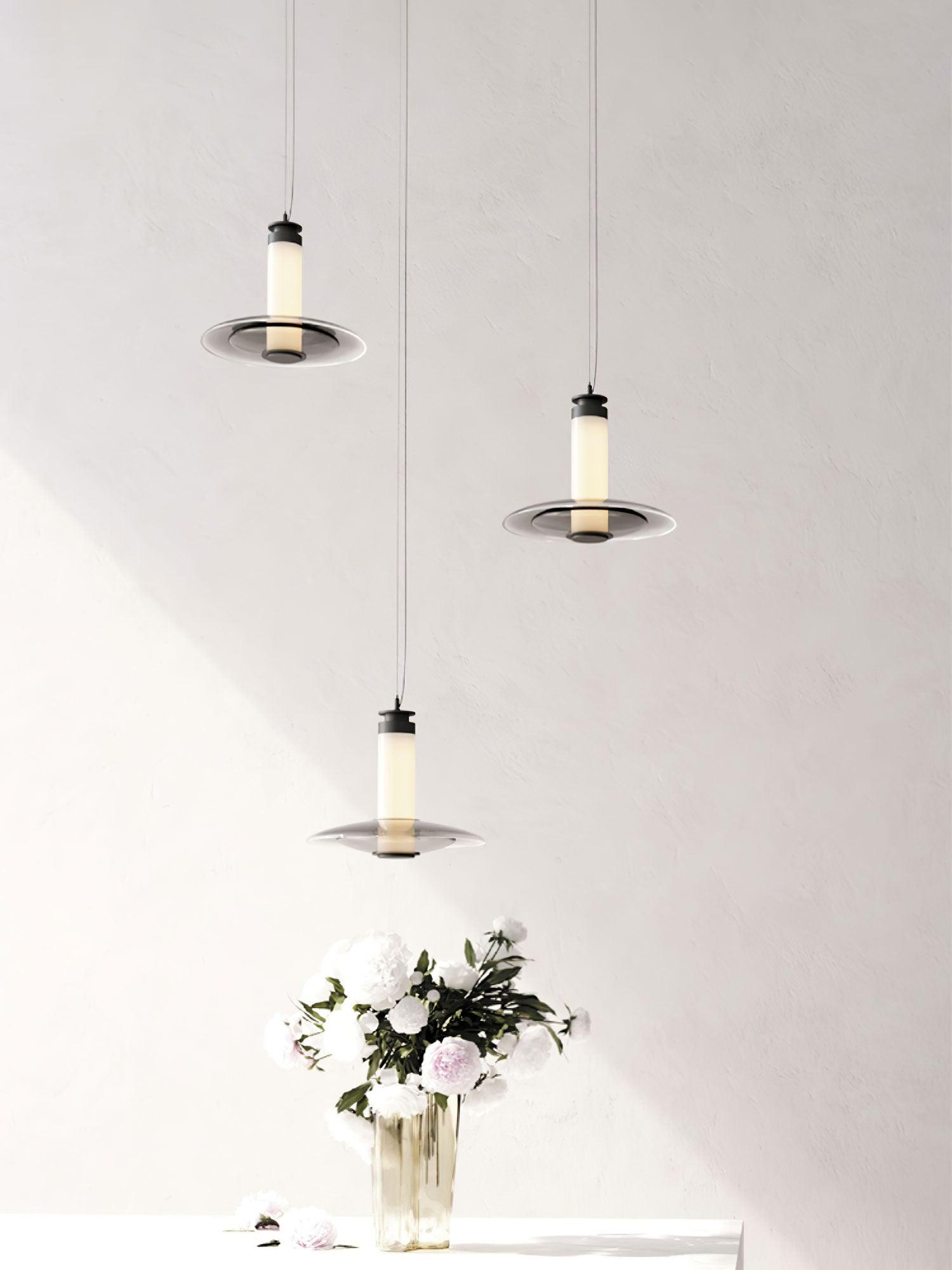 Oryxa Suspension en Verre Futuriste