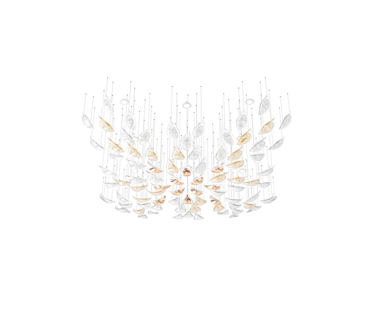 Avynen Lustre Pétale en Cristal