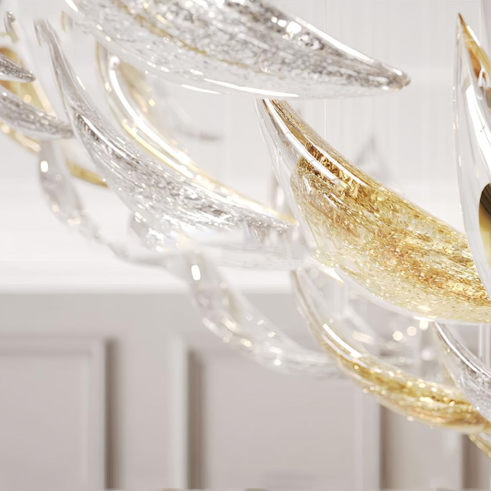 Avynen Lustre Pétale en Cristal
