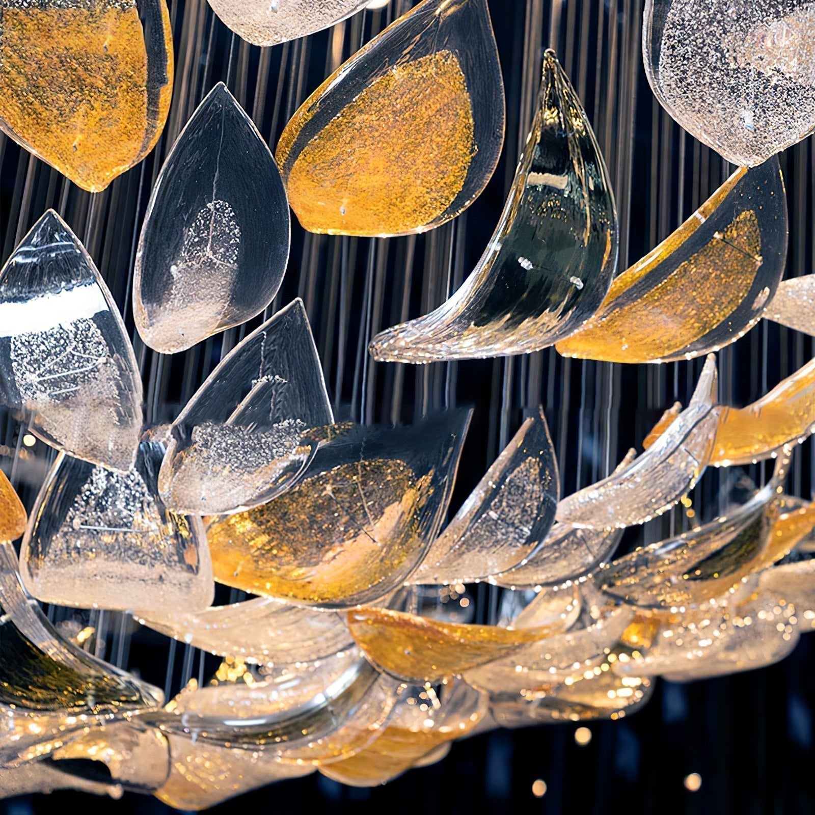Avynen Lustre Pétale en Cristal