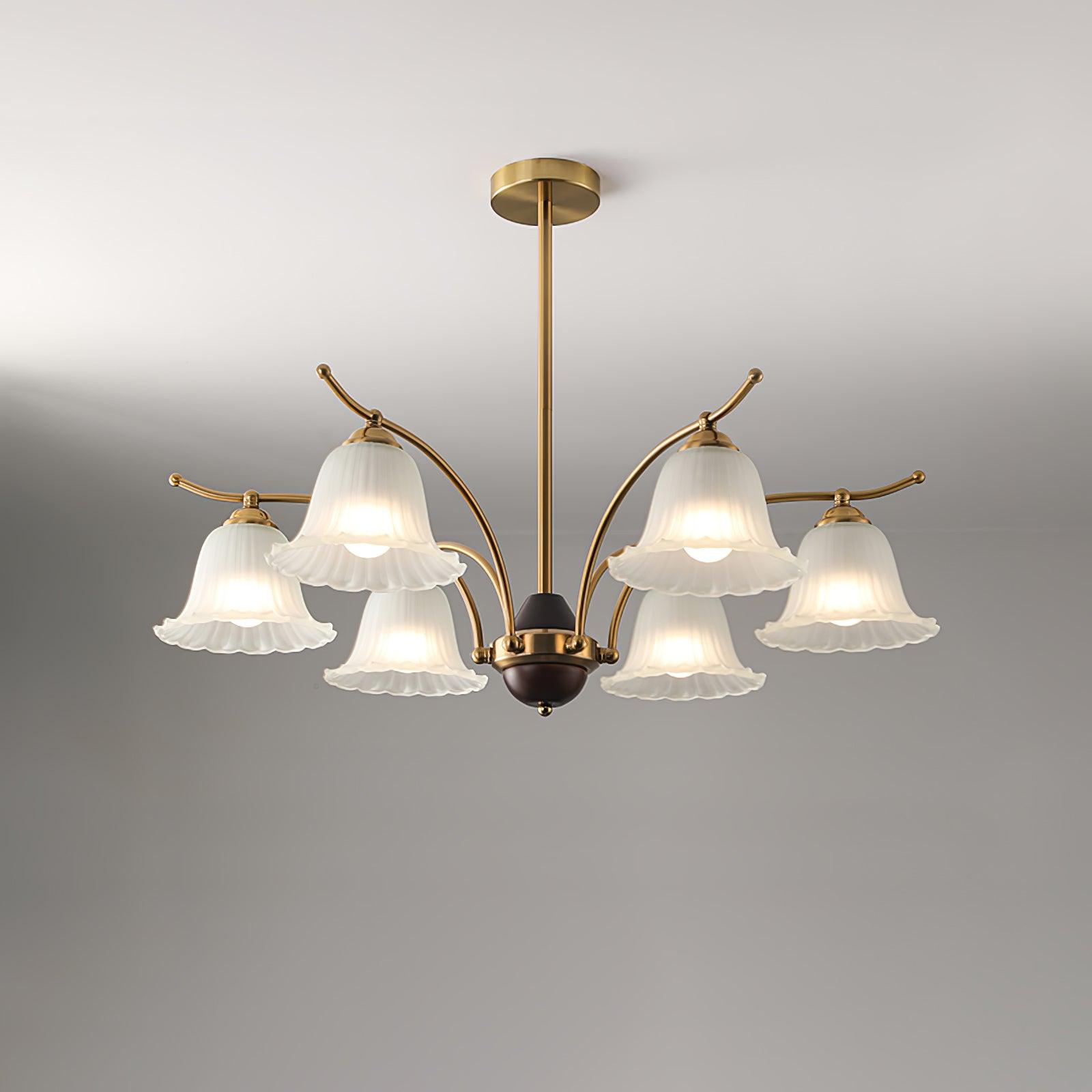 Civinora Lustre en Albâtre et Laiton