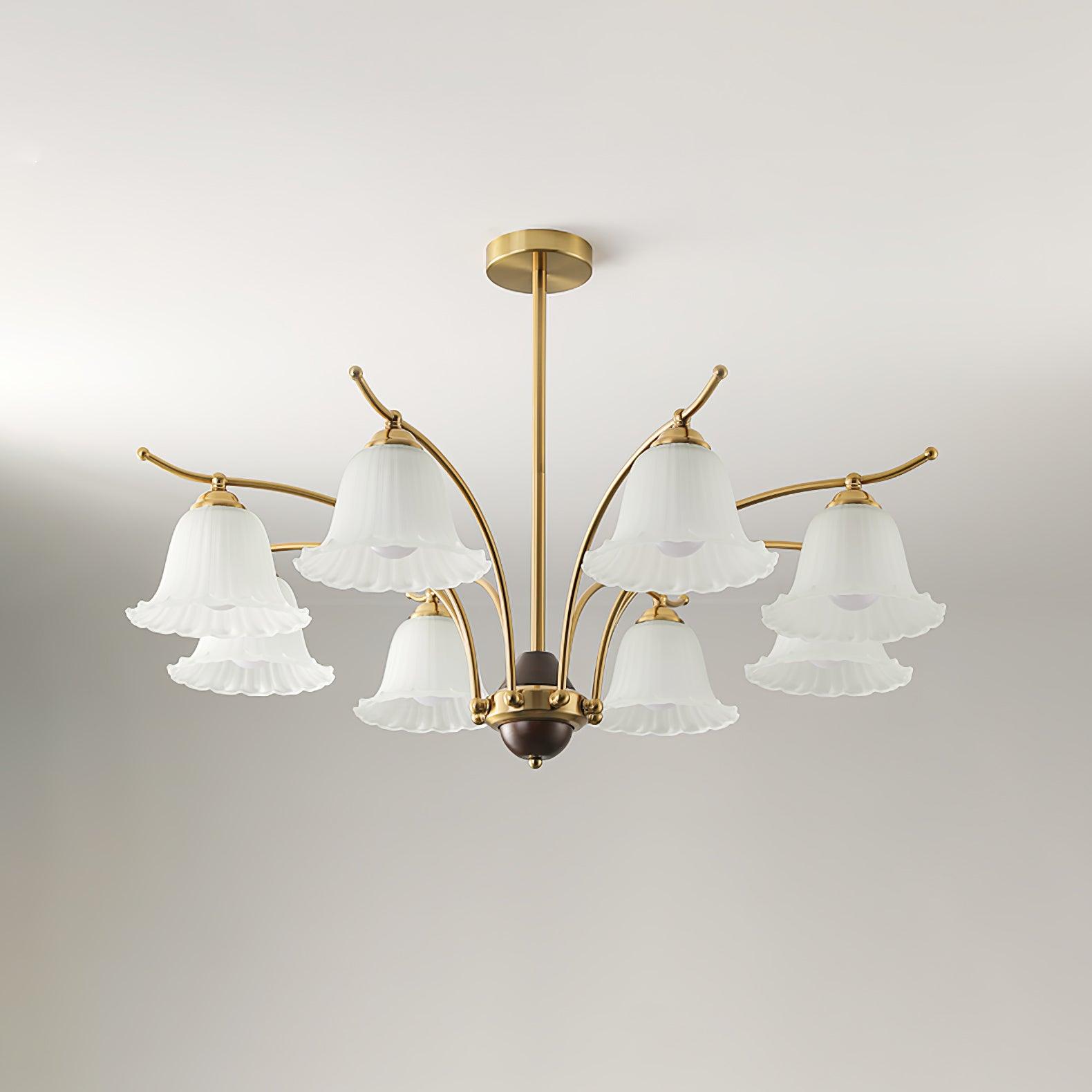 Civinora Lustre en Albâtre et Laiton