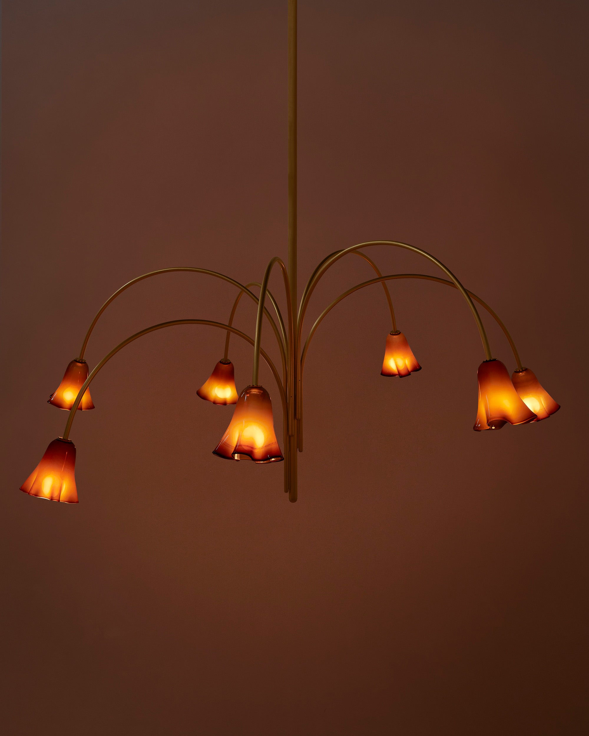 Aurmiros Lustre Laiton Verre Créativité Individuelle