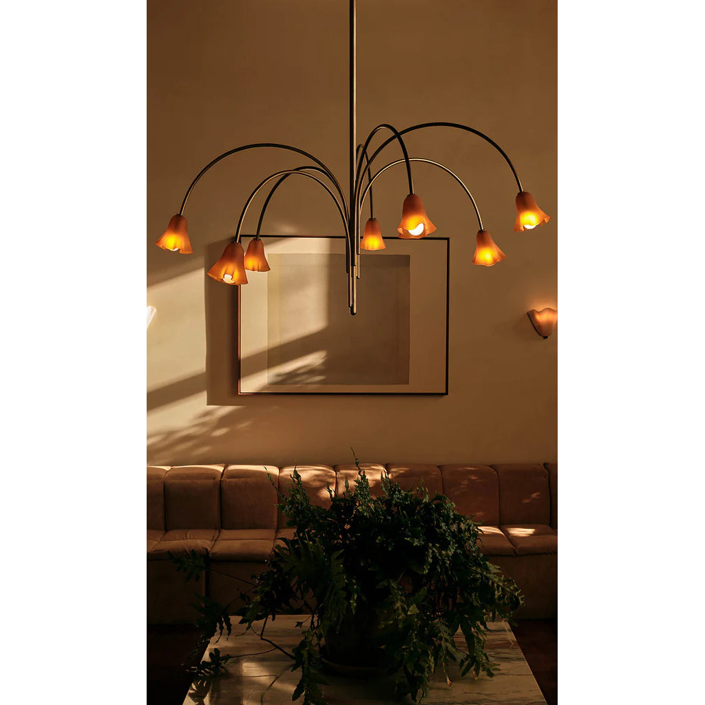 Aurmiros Lustre Laiton Verre Créativité Individuelle