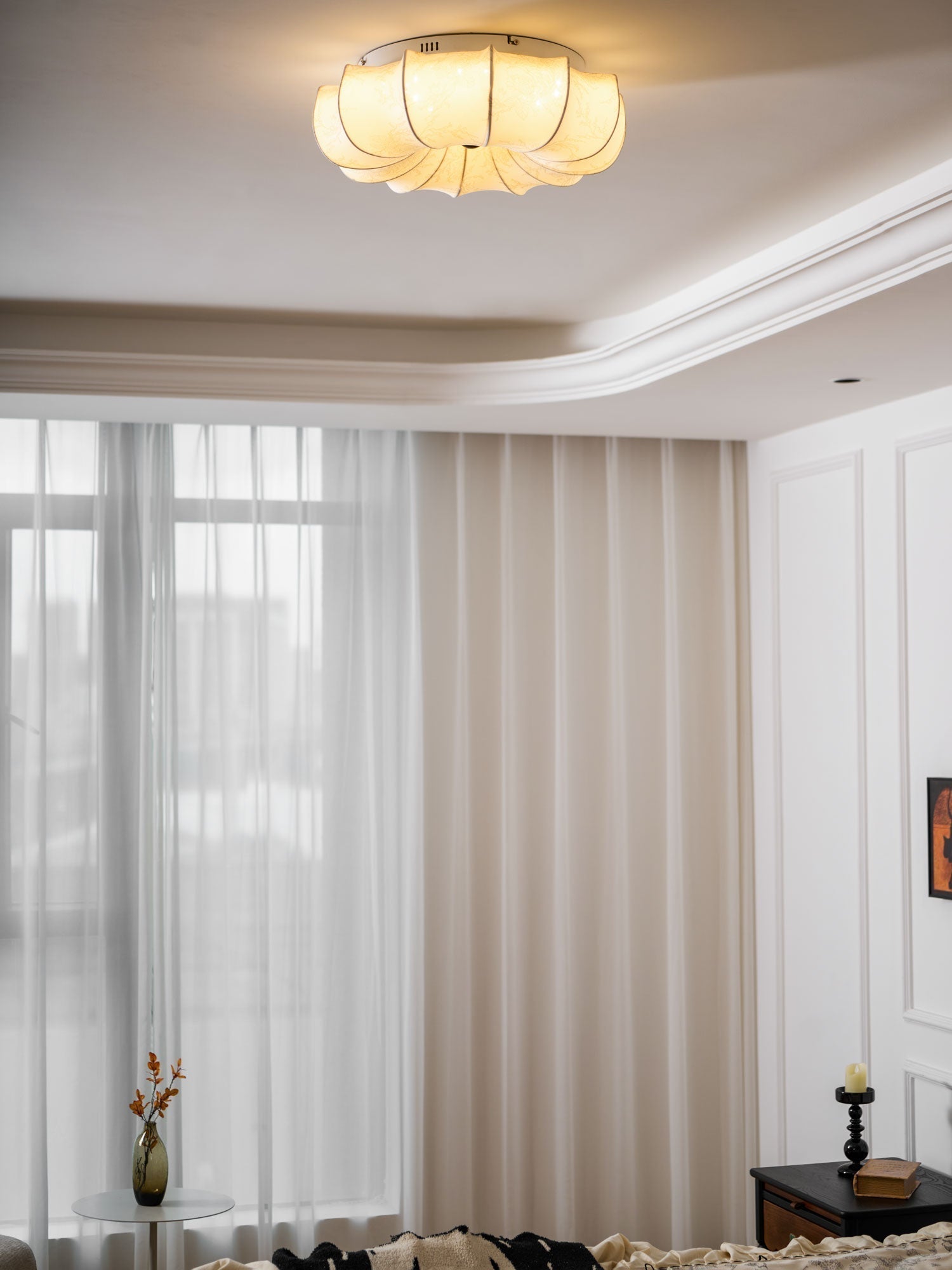 Vivaria Plafonnier en Tissu Art Nordique Premium
