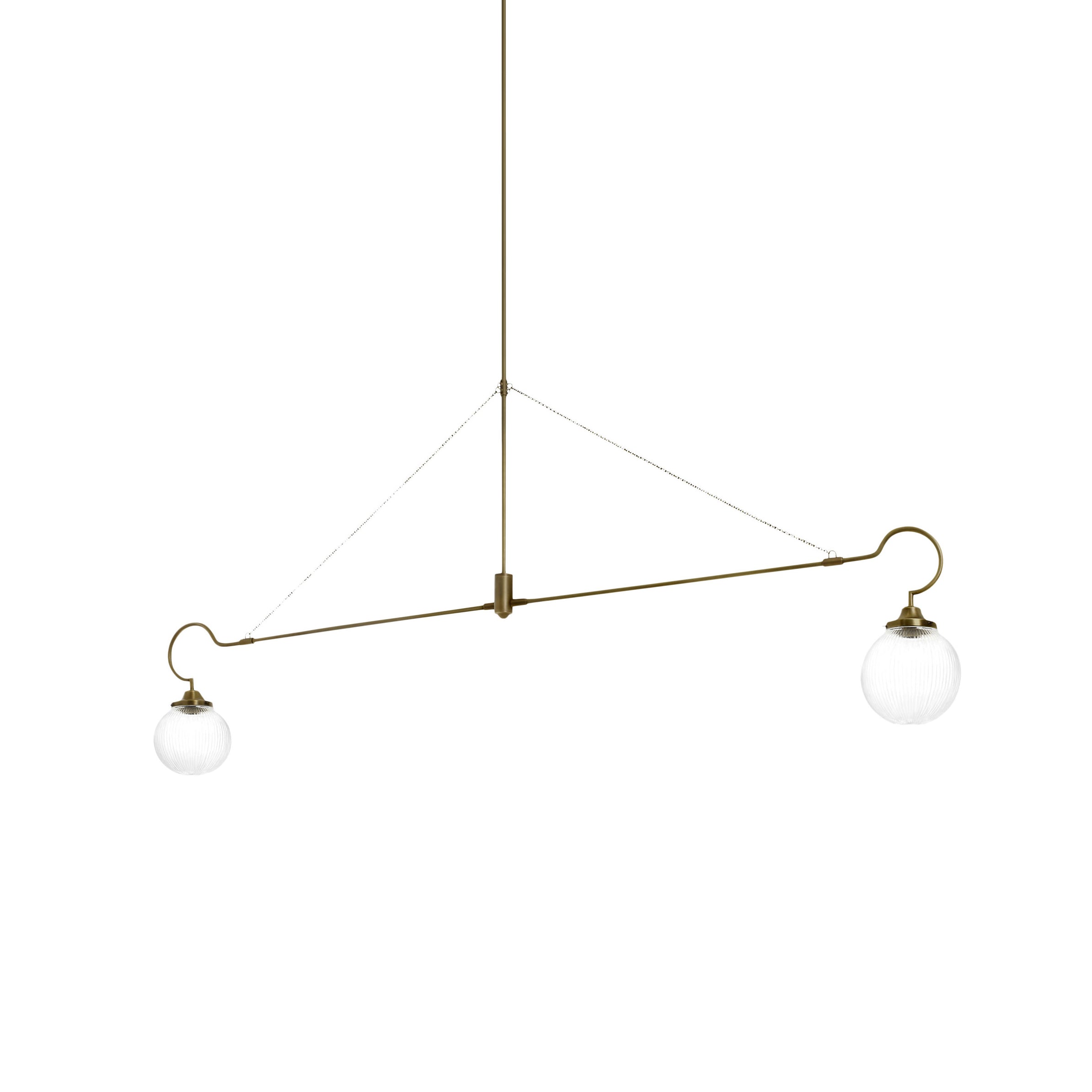 Vavenia Lustre Laiton Verre Moderne Minimaliste