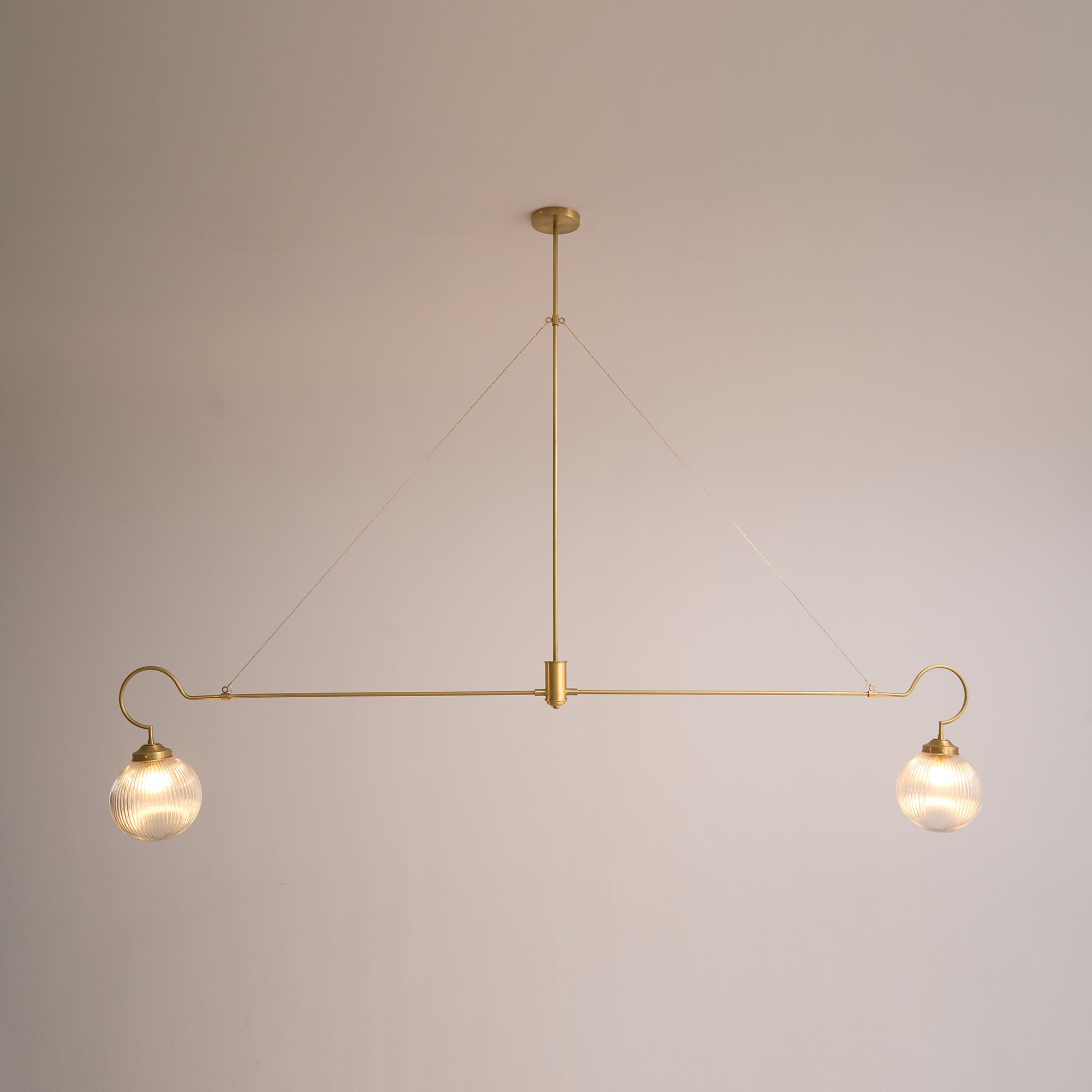 Vavenia Lustre Laiton Verre Moderne Minimaliste