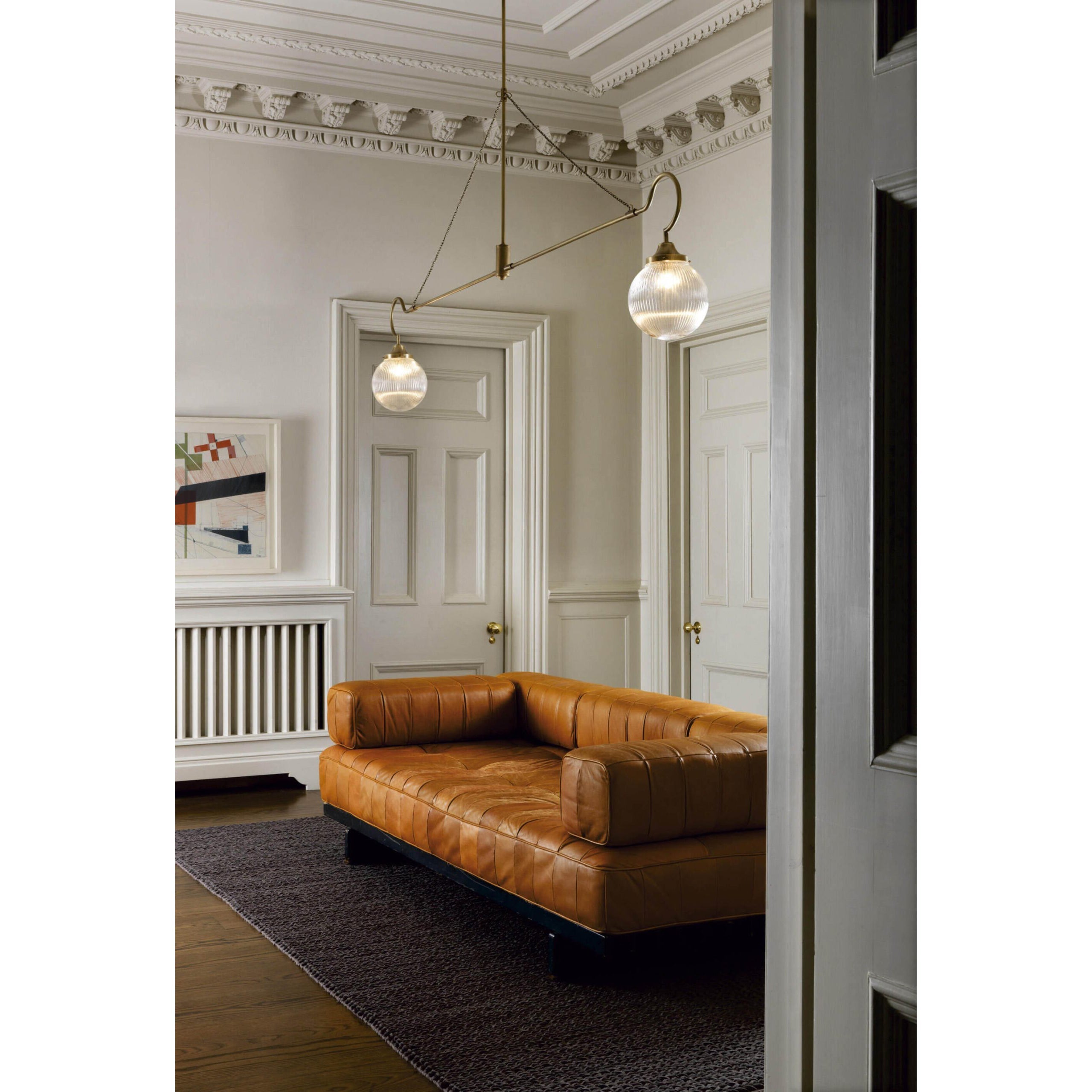 Vavenia Lustre Laiton Verre Moderne Minimaliste