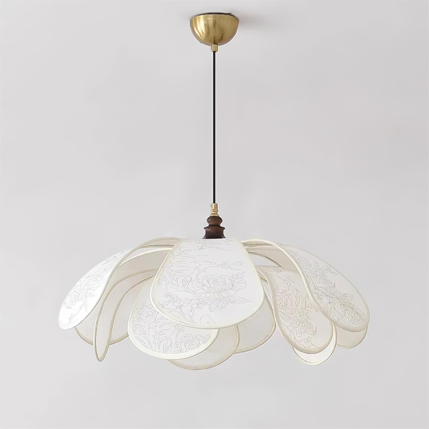 Savoy Suspension Abat-jour en Tissu