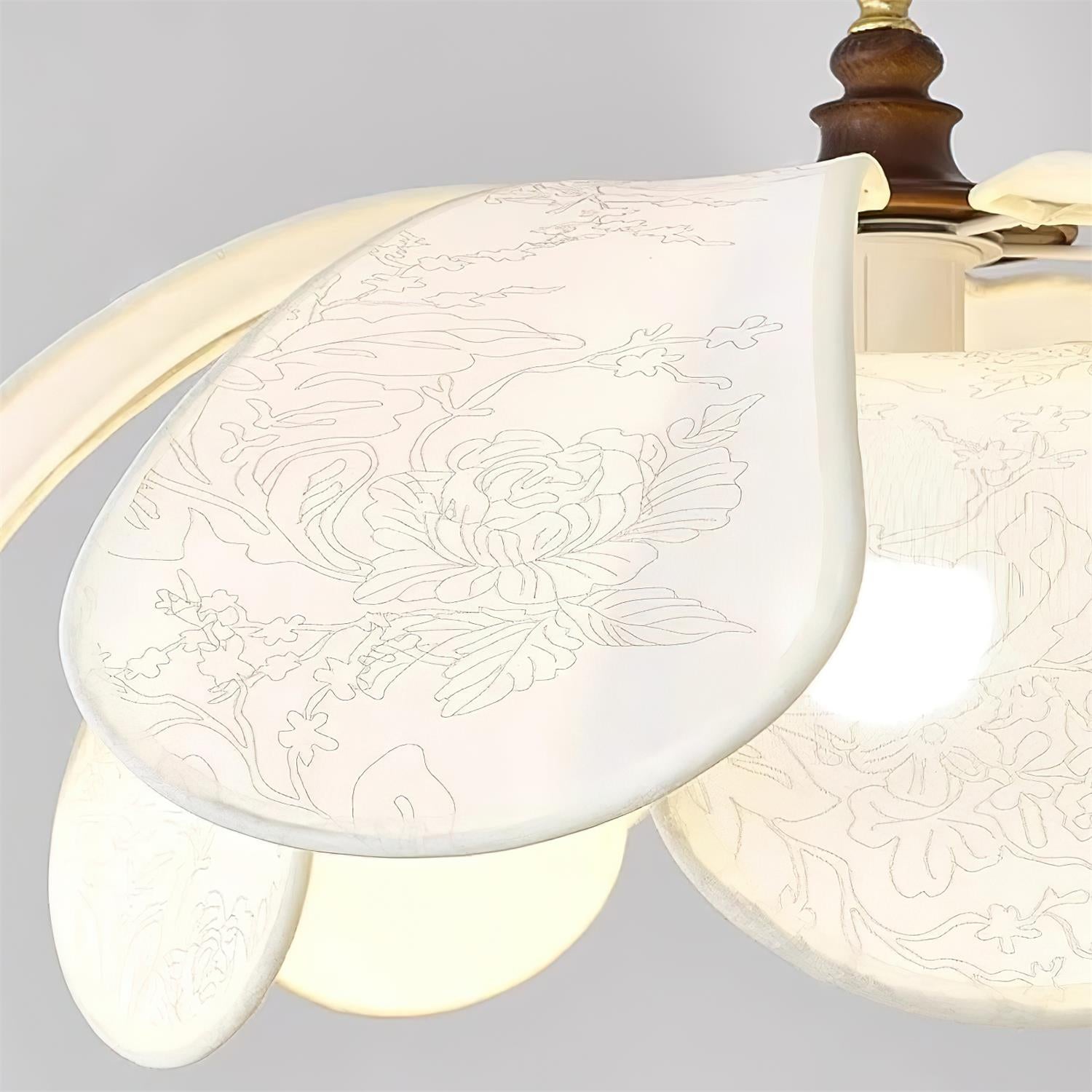 Savoy Suspension Abat-jour en Tissu