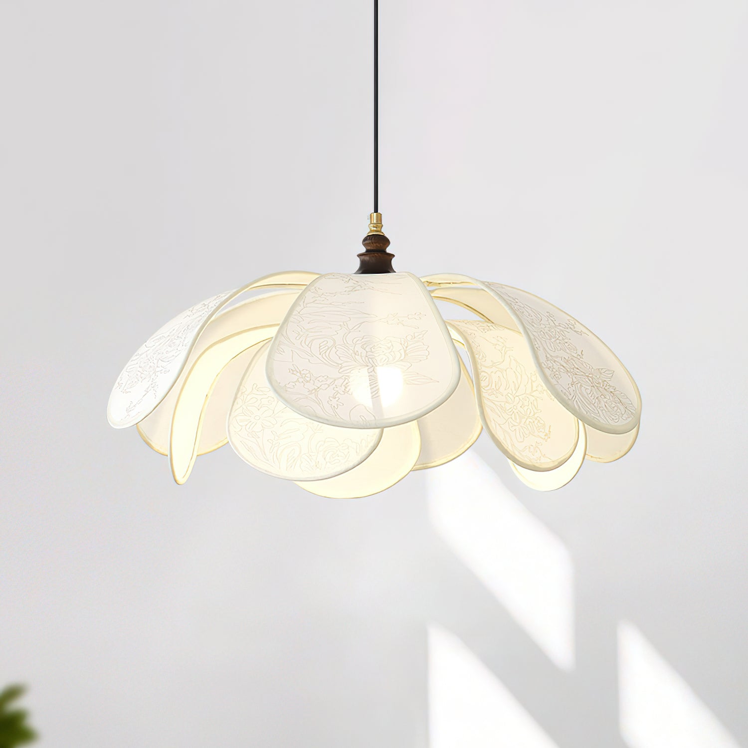 Savoy Suspension Abat-jour en Tissu